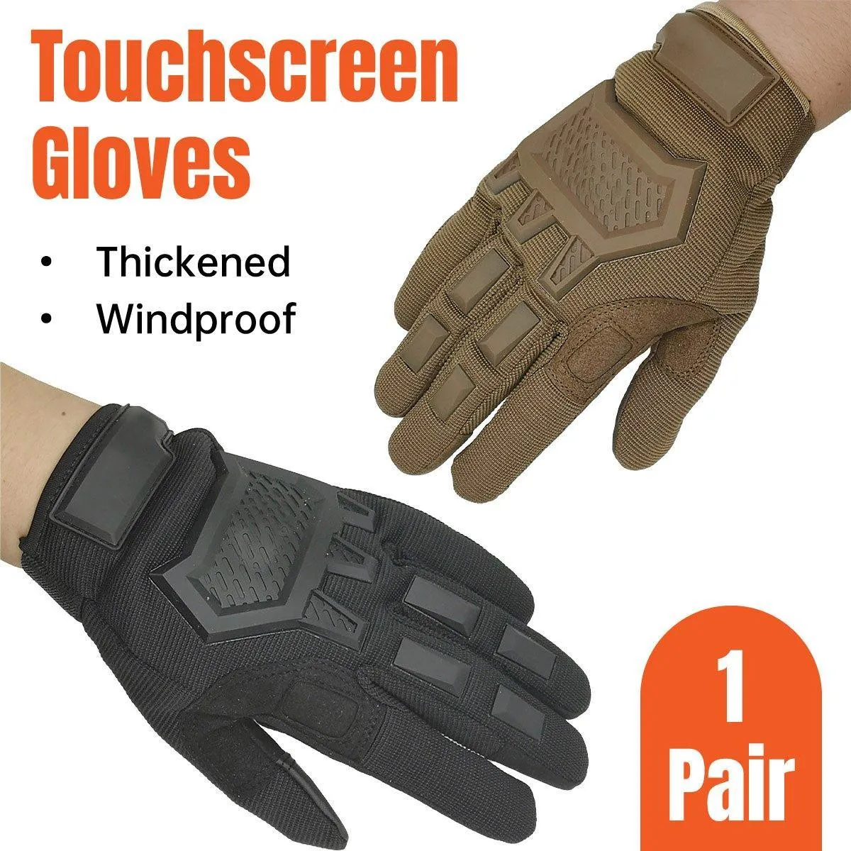 Tactical Full Finger Motorcycle Training Touchscreen Outdoor Sports Gloves