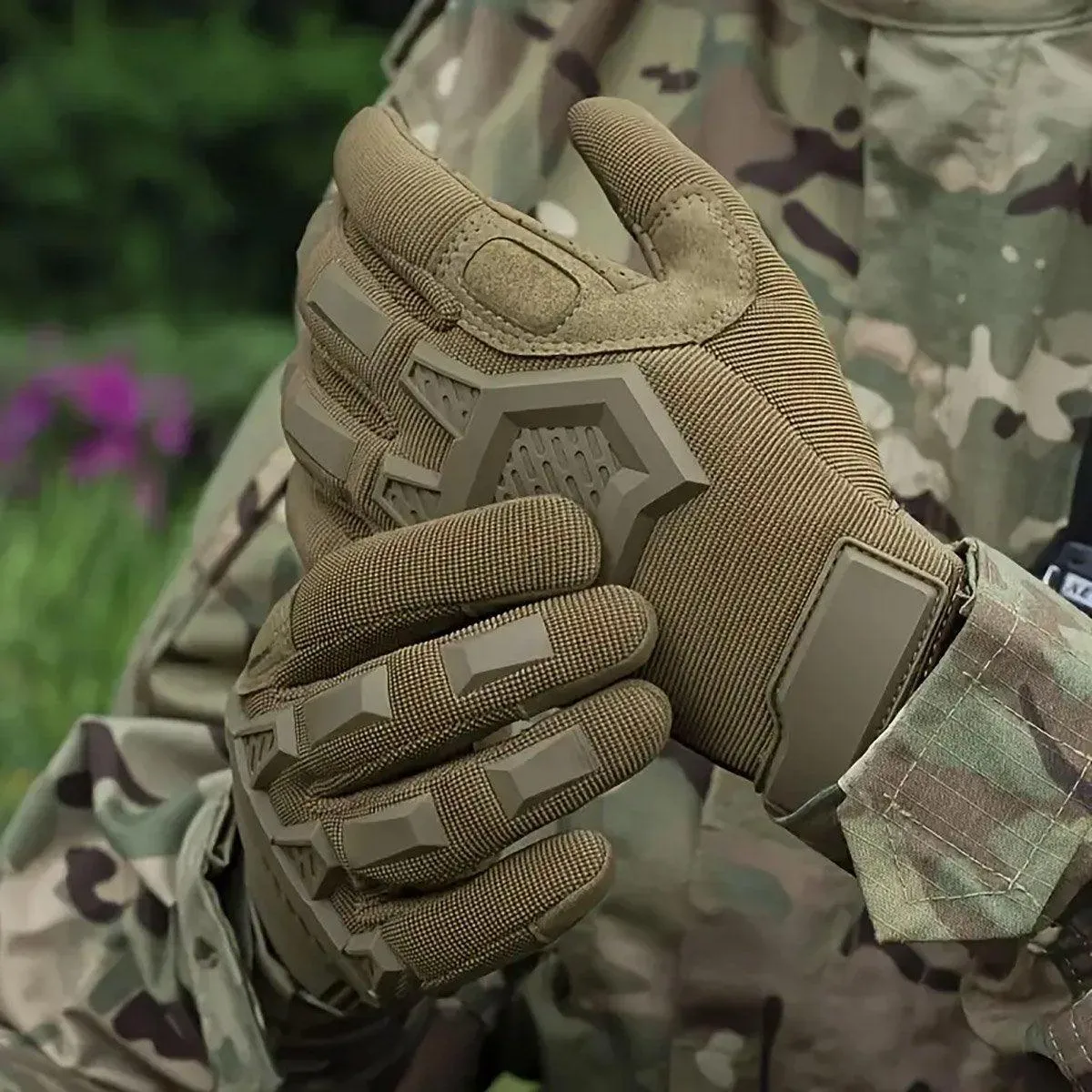 Tactical Full Finger Motorcycle Training Touchscreen Outdoor Sports Gloves