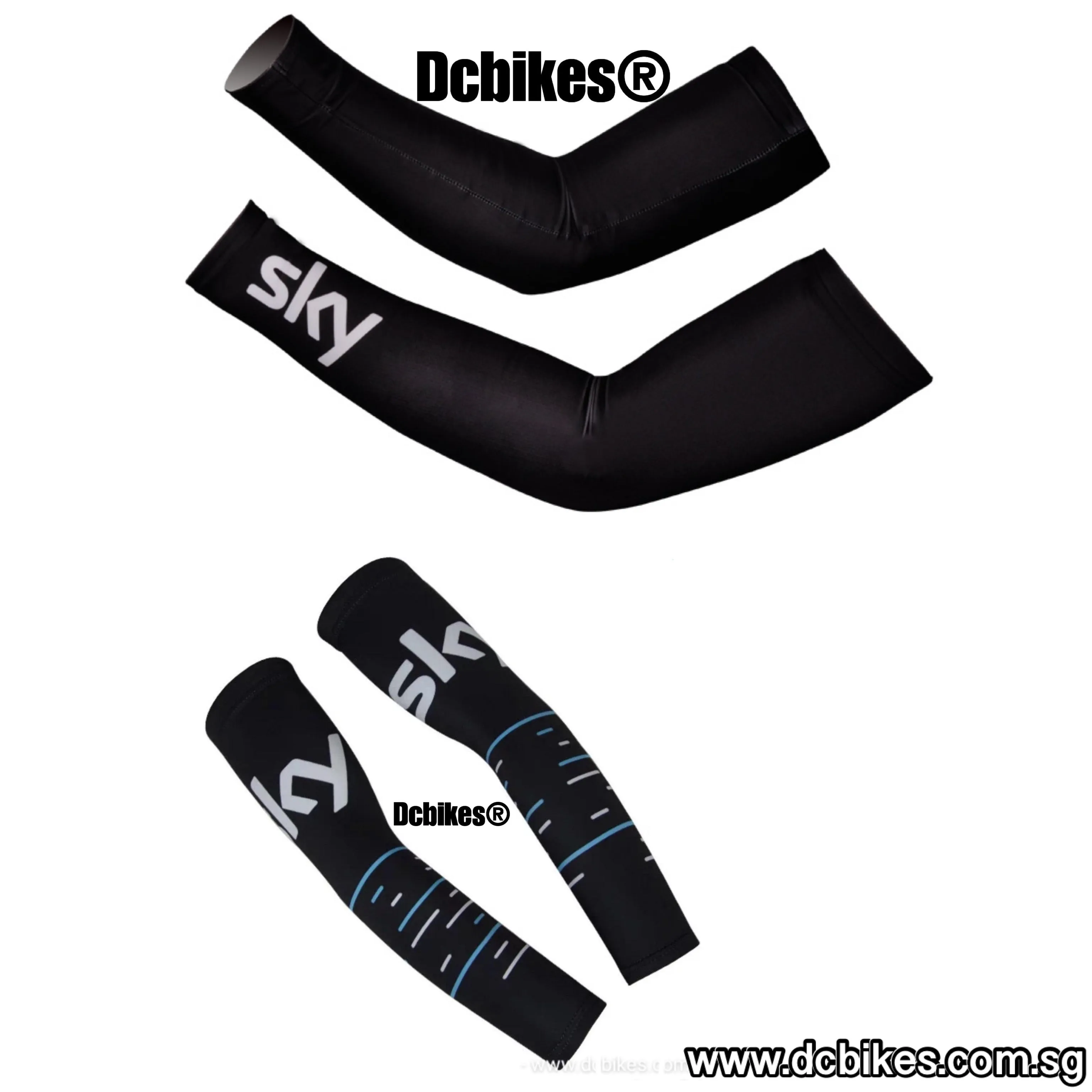 Team Sky Road Bike Arm Sleeve Socks Warmer