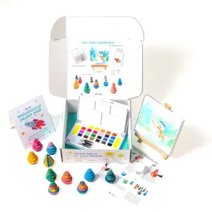 Tiny Easel: Winter Wonderland Kit