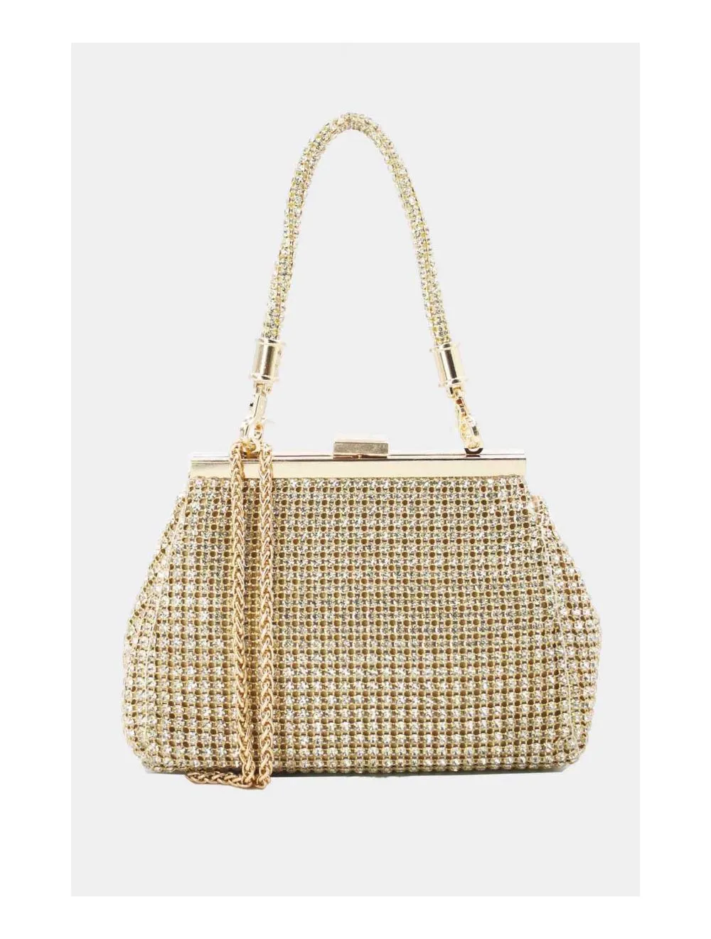 Tom & Eva Rhinestone Clutch Bag