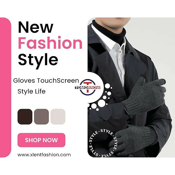 Tomorrow Winter Gloves for Men & Women Touchscreen (MultiColours)