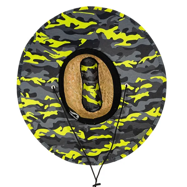 Under Brim Straw Hat | Surge Military Camo 2.0