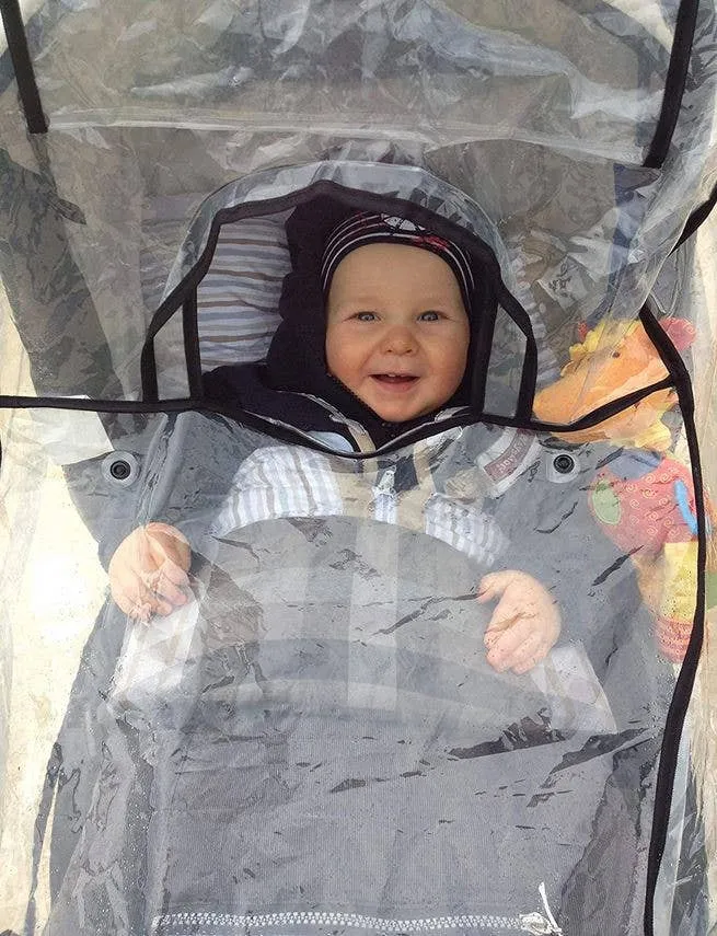 Universal stroller/pushchair rain cover