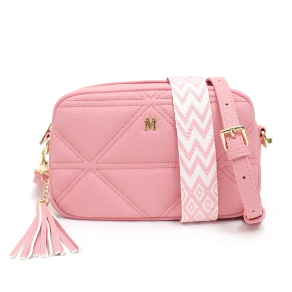 Vera May Amelia Vegan Leather Handbag | Pink