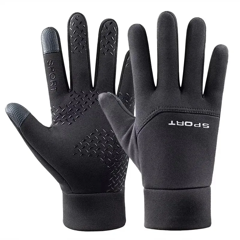 Warm Winter Biker Waterproof Gloves – Touchscreen