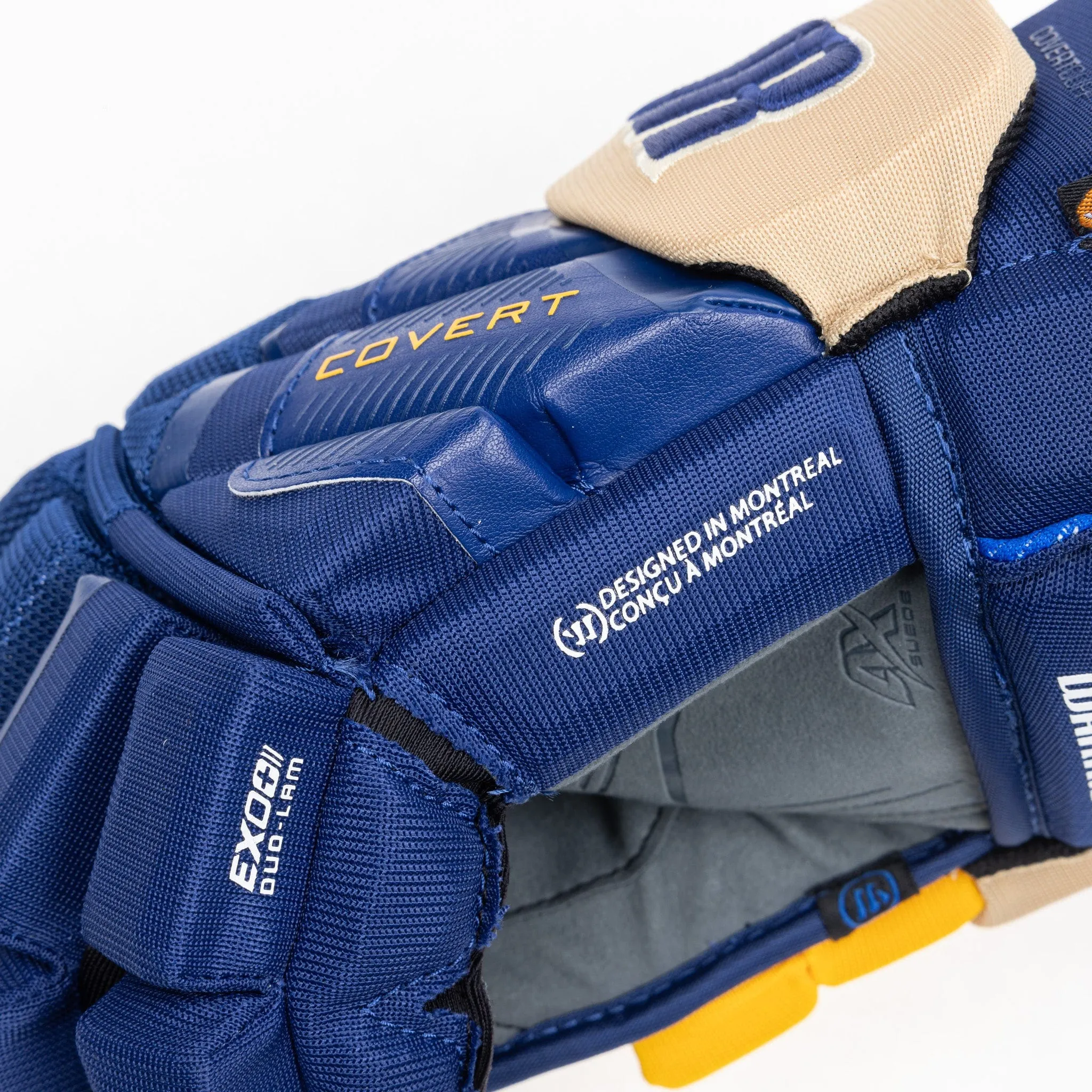 Warrior QR6 Pro Stock Senior Hockey Glove - St. Louis Winter Classic