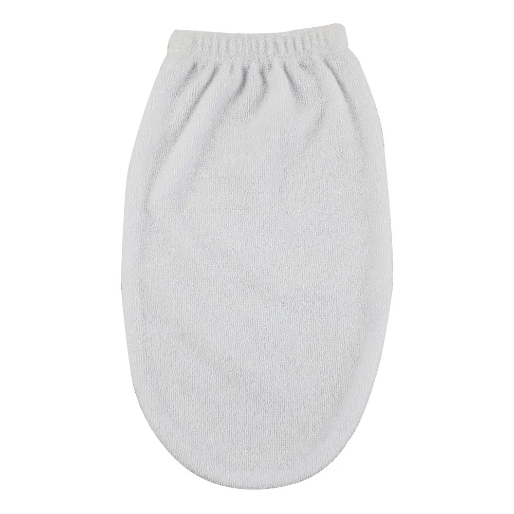 Wash Cloth Mitten White 3pk