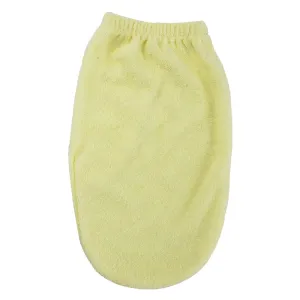 Wash Cloth Mitten Yellow 3pk