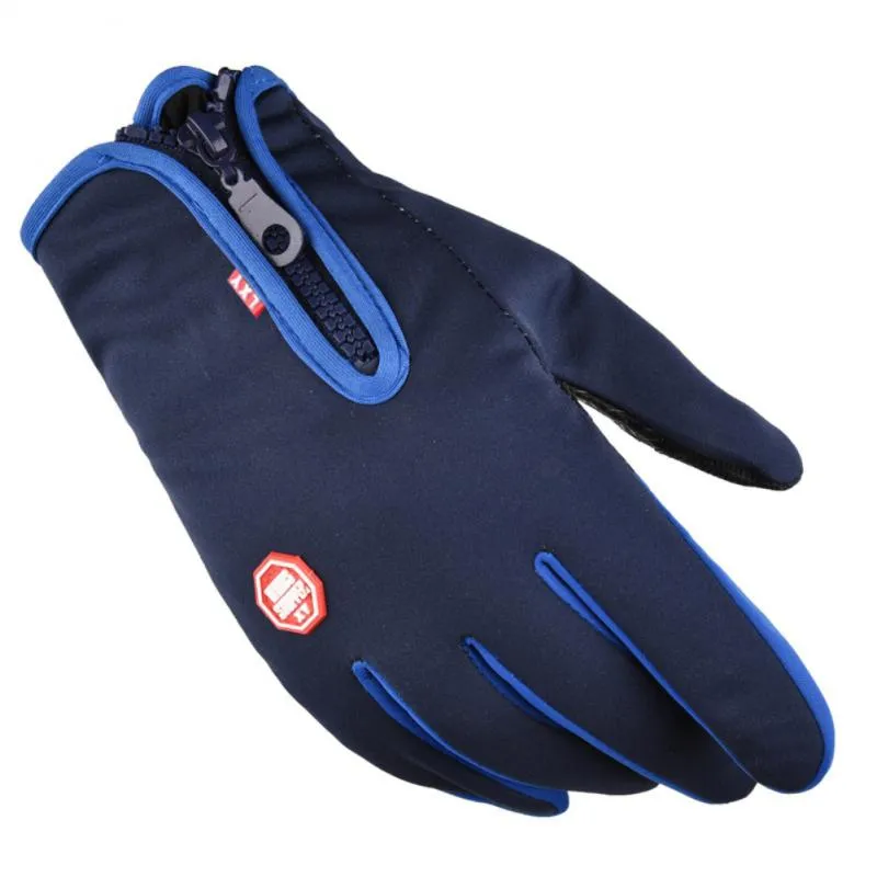 Waterproof Ski Gloves Touch Screen Cycling Bike Gloves Riding Windproof Outdoor Motorcycle Winter Warm Men Women Bicycle Gloves
