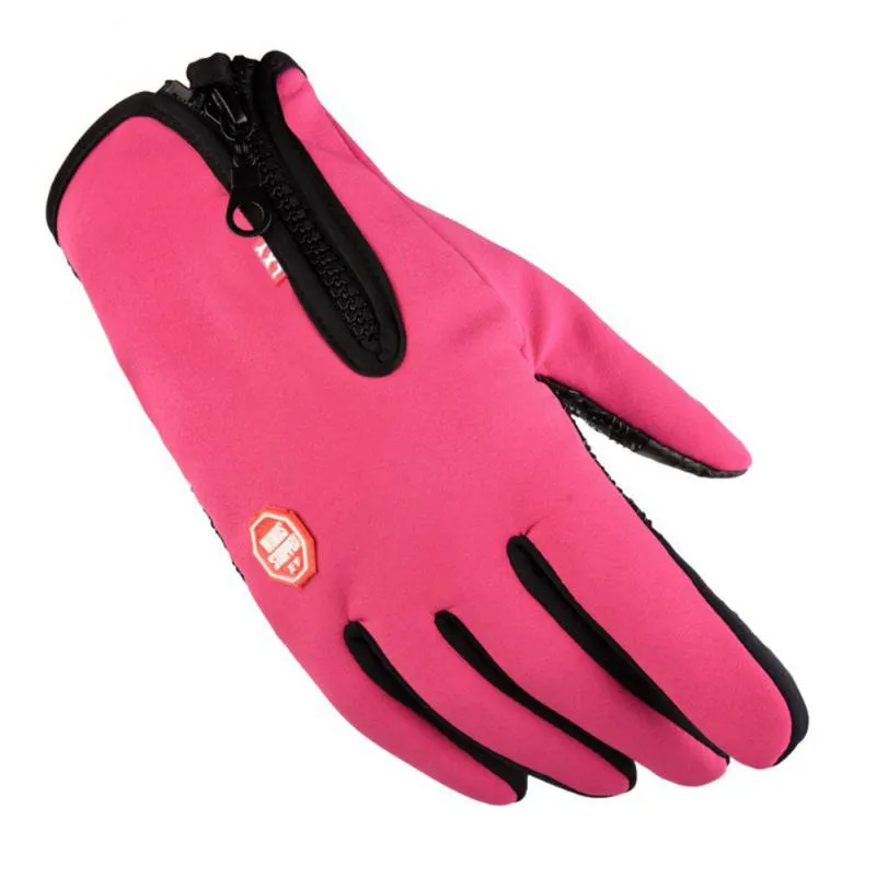 Waterproof Ski Gloves Touch Screen Cycling Bike Gloves Riding Windproof Outdoor Motorcycle Winter Warm Men Women Bicycle Gloves