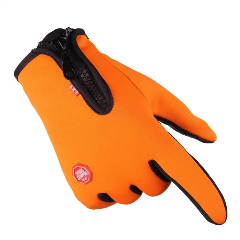 Waterproof Ski Gloves Touch Screen Cycling Bike Gloves Riding Windproof Outdoor Motorcycle Winter Warm Men Women Bicycle Gloves