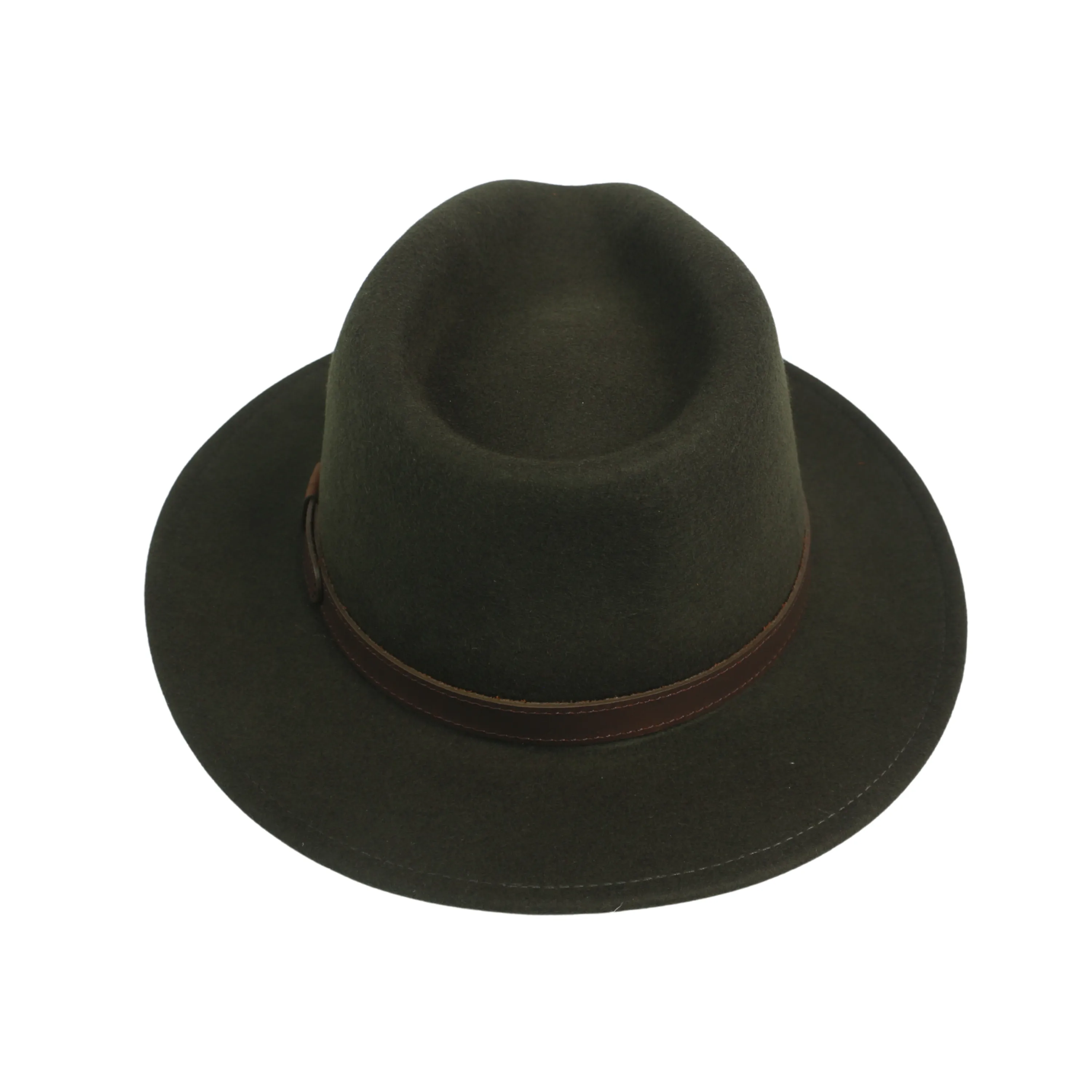 Wide Brim Classic Trilby Fedora Hat for Men & Women