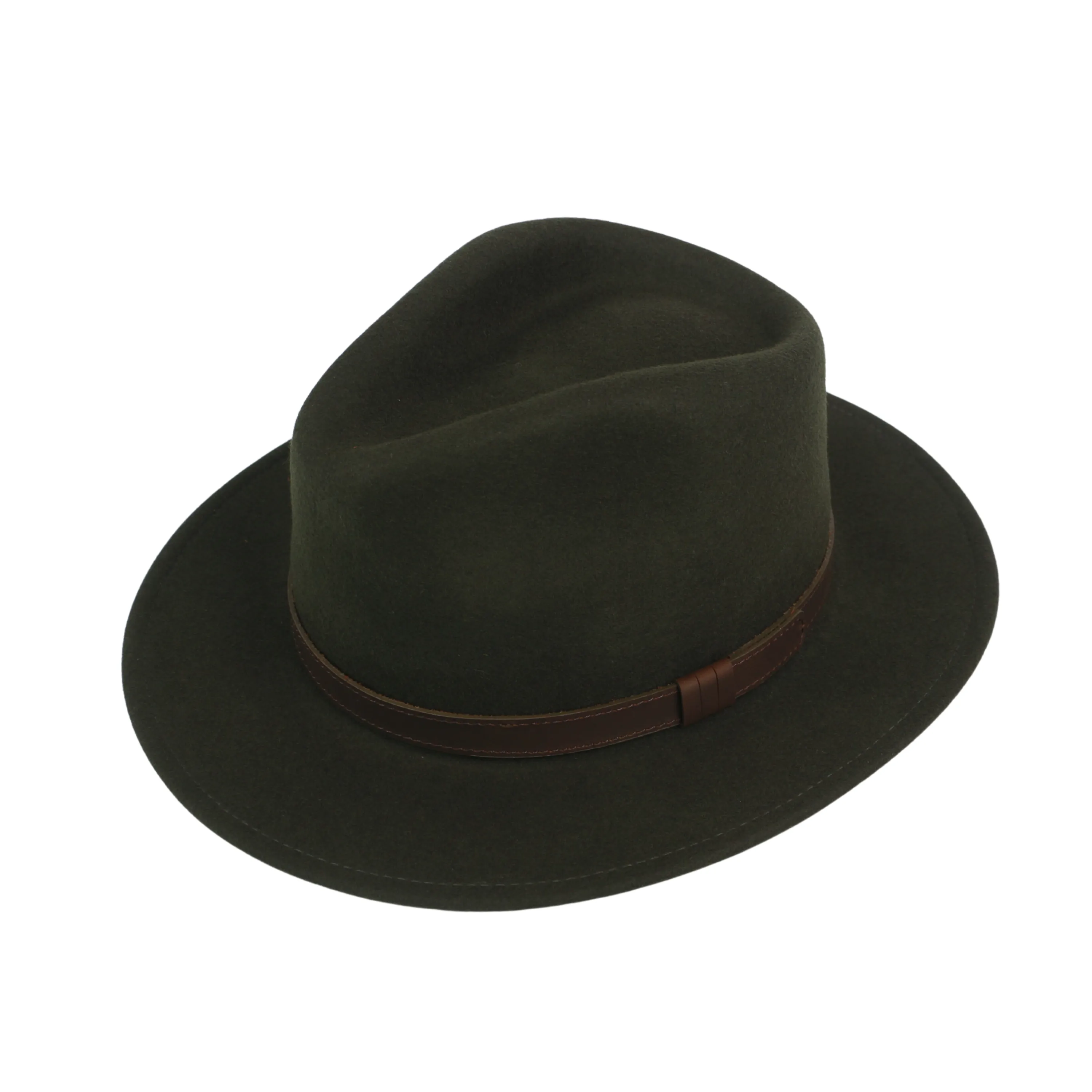 Wide Brim Classic Trilby Fedora Hat for Men & Women