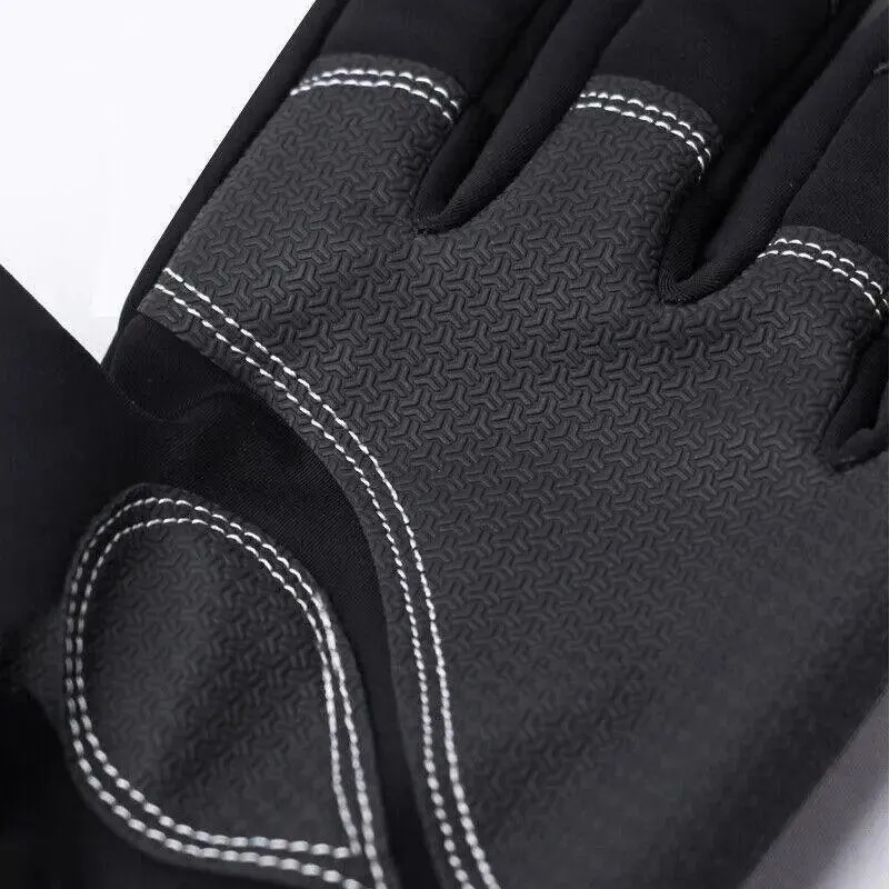 Winter Warm Windproof Waterproof Anti-Slip Thermal Touch Screen Gloves Unisex M Size