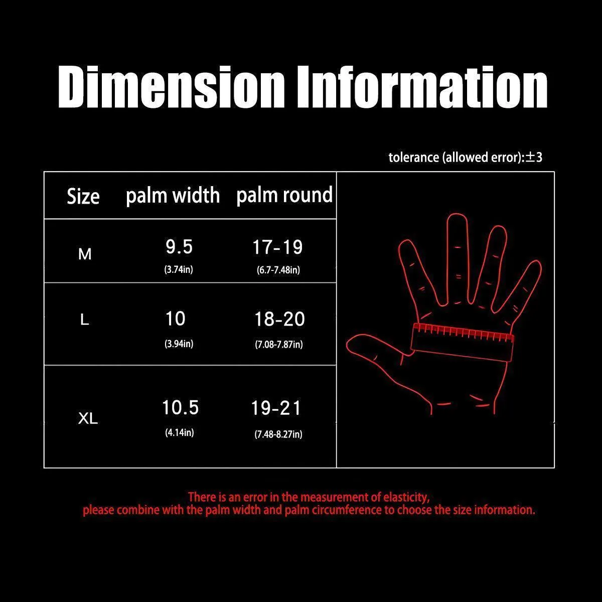 Winter Warm Windproof Waterproof Anti-Slip Thermal Touch Screen Gloves Unisex M Size