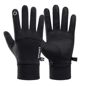 Winter Waterproof Gloves - Windproof Sports Gloves for Touchscreen Driving Motorcycle