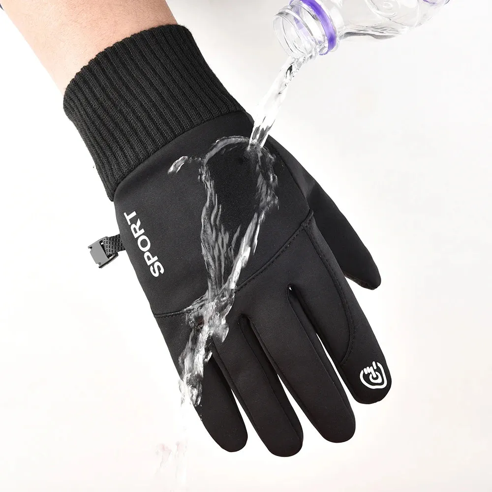 Winter Waterproof Gloves - Windproof Sports Gloves for Touchscreen Driving Motorcycle