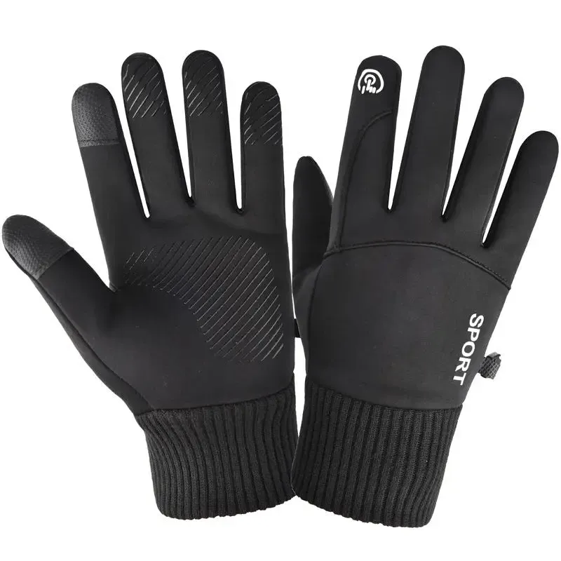 Winter Waterproof Gloves - Windproof Sports Gloves for Touchscreen Driving Motorcycle