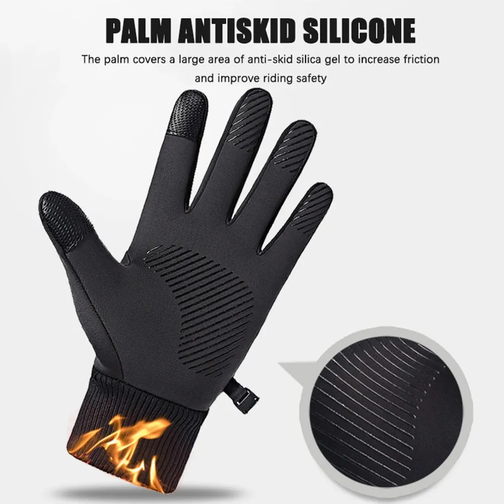 Winter Waterproof Gloves - Windproof Sports Gloves for Touchscreen Driving Motorcycle