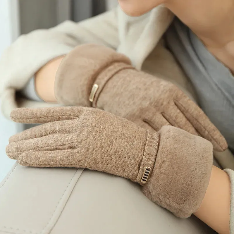 Winter Women’s Touchscreen Gloves - Velvet Lined