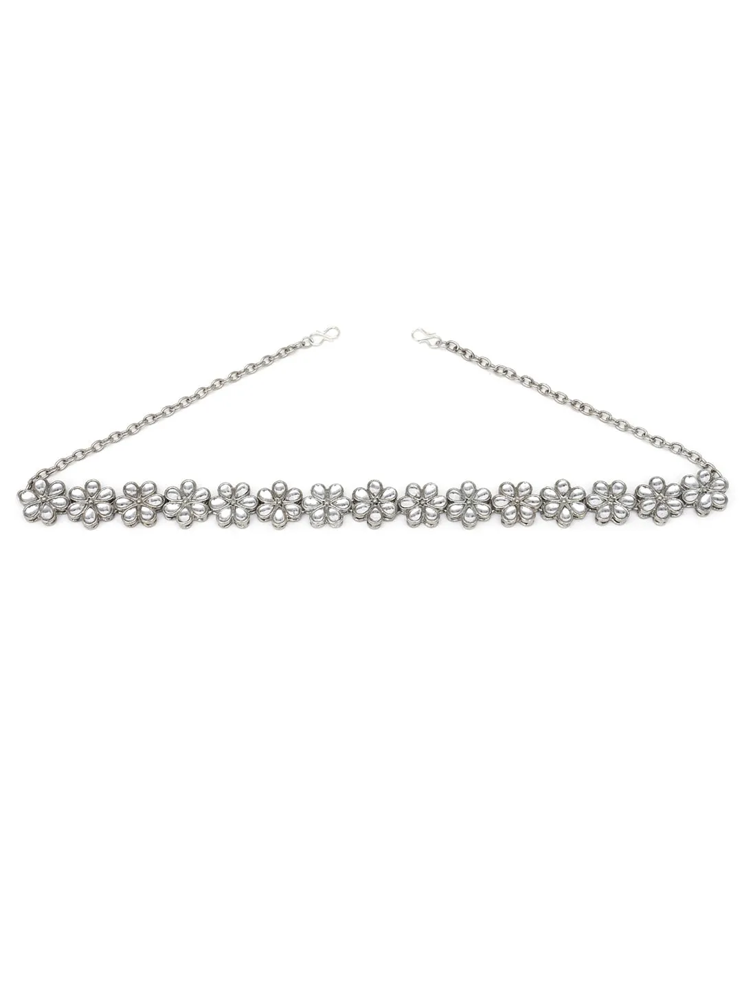 Women Silver-Toned Embellished Hairband