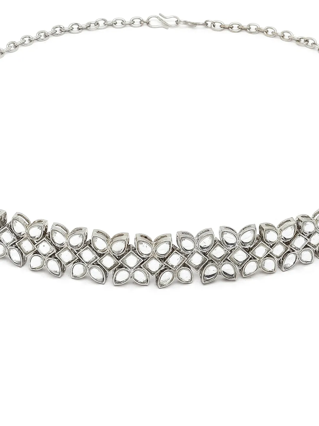 Women Silver-Toned Embellished Hairband