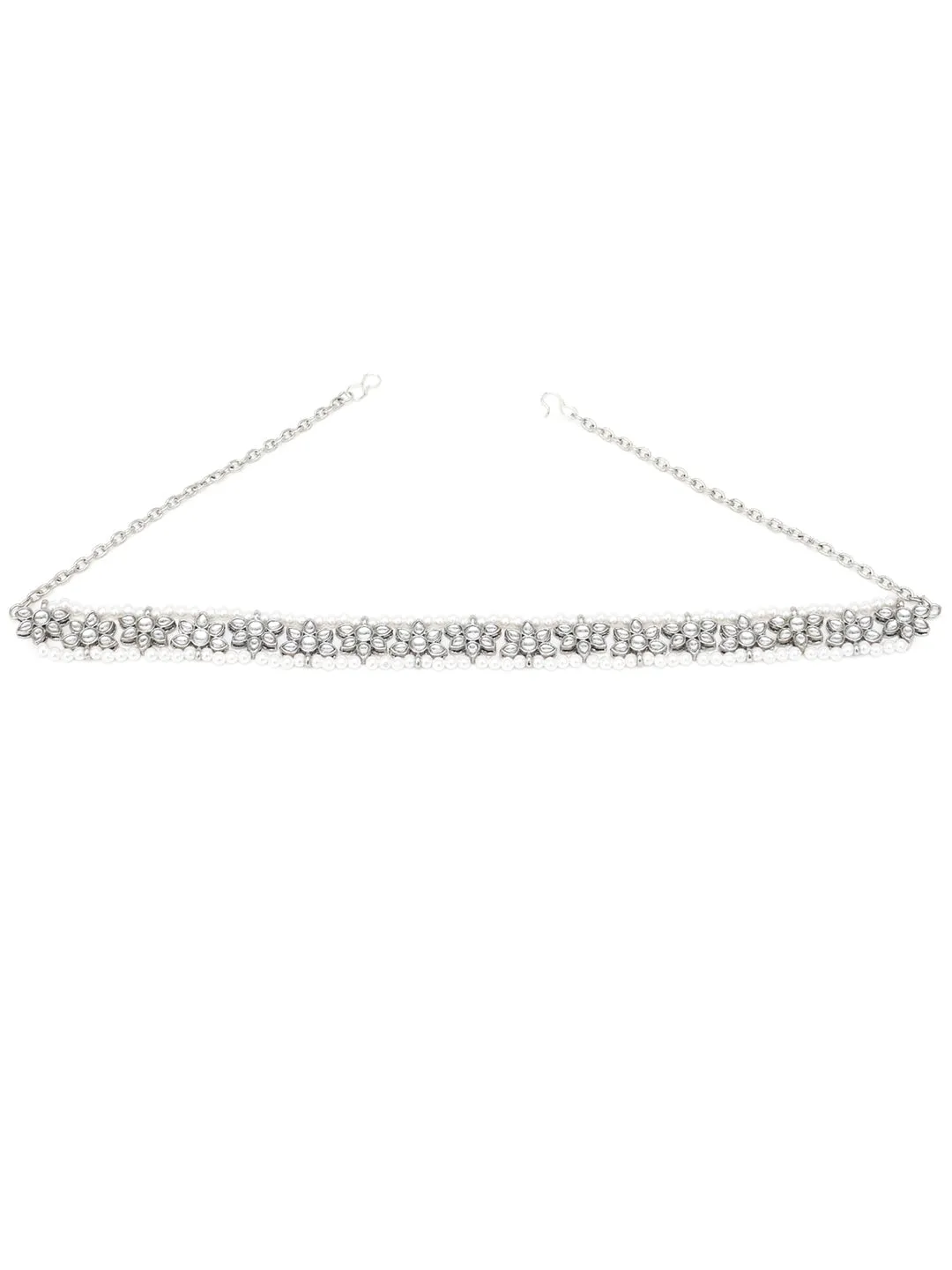 Women Silver-Toned Embellished Hairband