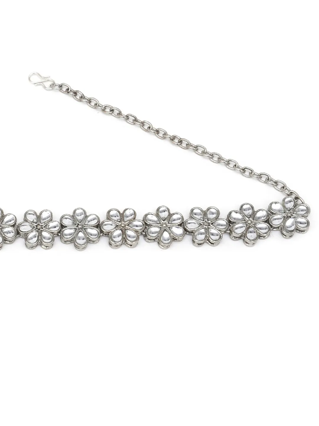 Women Silver-Toned Embellished Hairband