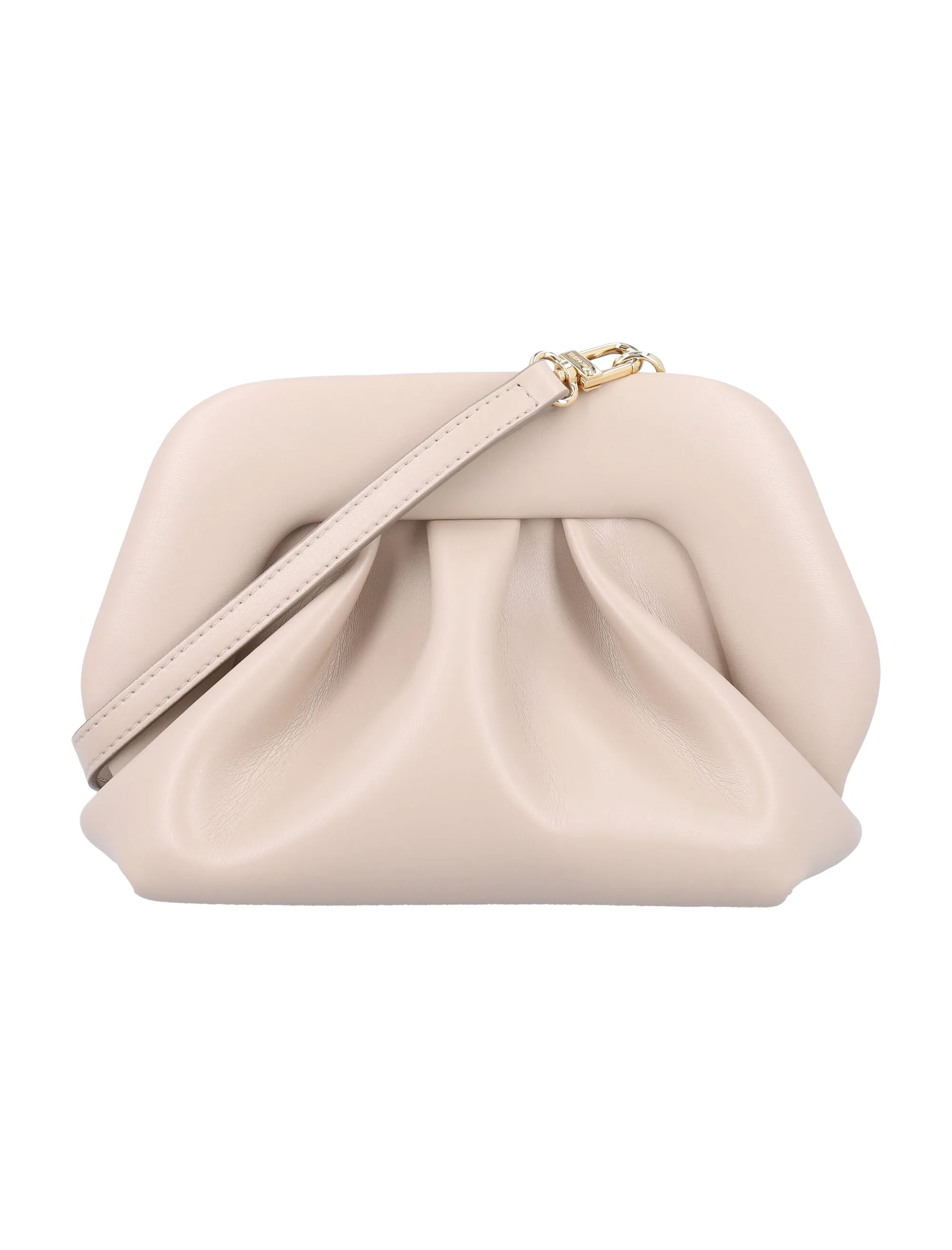 Women's Gea Clutch Eco Leather in Almond | 24ATMFW24GN70 Color ALMOND