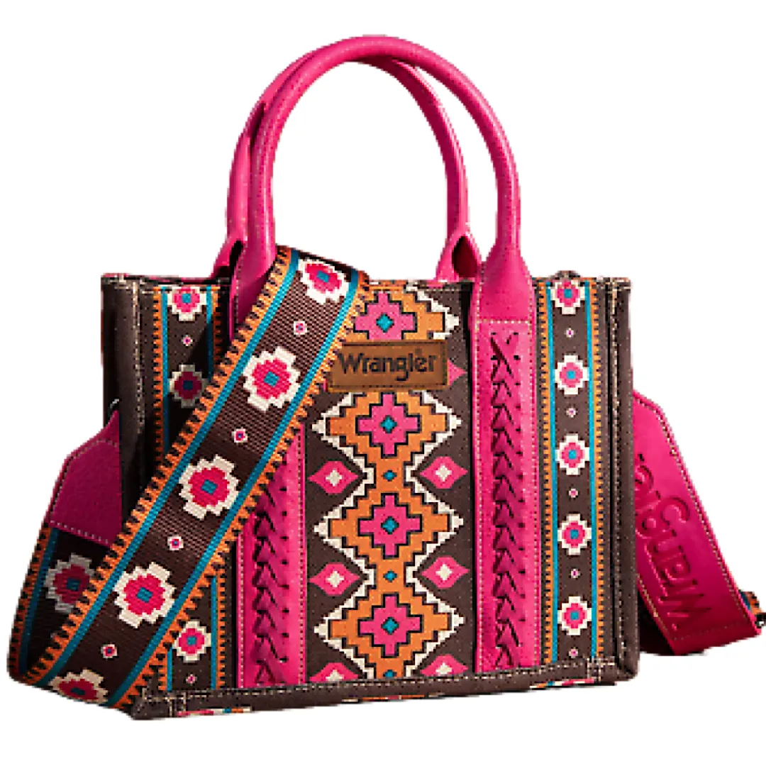 Wrangler Women’s Southwestern Print Small Canvas/ Crossbody Bag