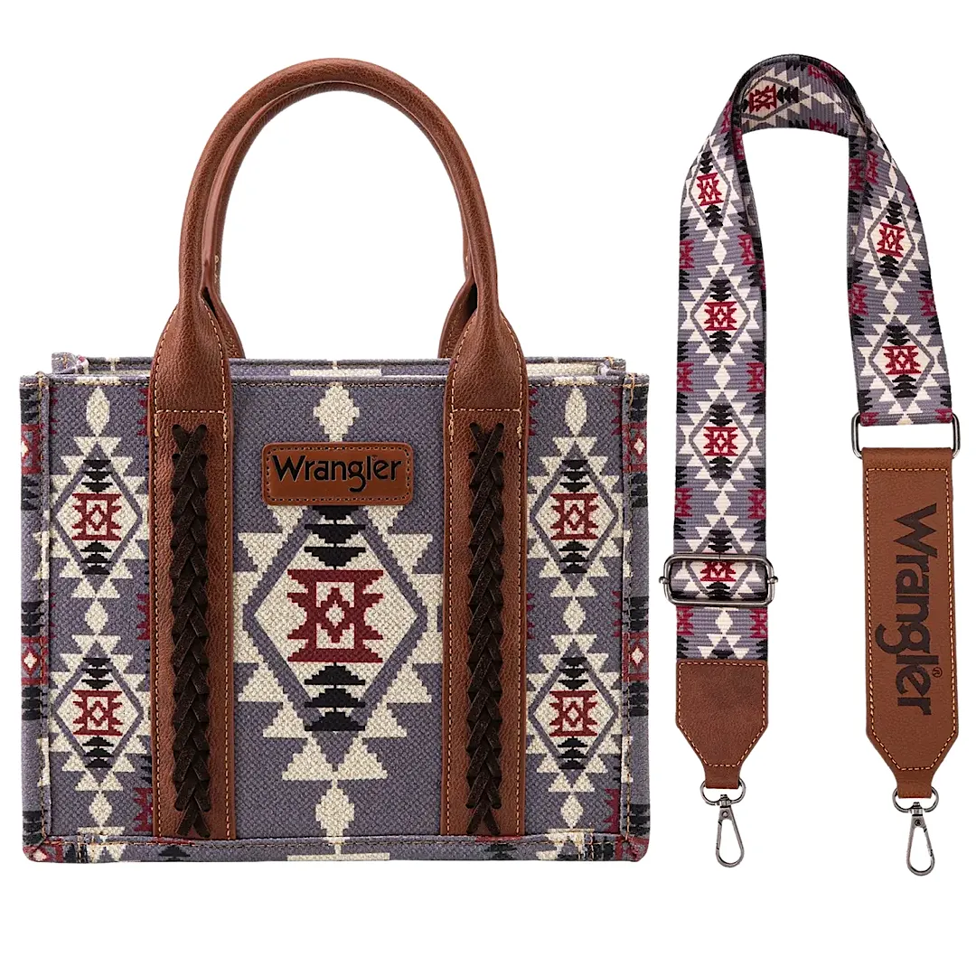 Wrangler Women’s Southwestern Print Small Canvas/ Crossbody Bag